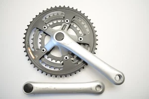 SHIMANO EXAGE 300 LX BICYCLE 175 MM 50/40/30 TOOTH SQUARE TAPER CRANKSET FC-M300 - Picture 1 of 7