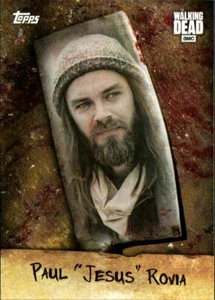 2017 Topps AMC The Walking Dead Season 7 Chop #CHOP-6 Paul "Jesus" Rovia - Picture 1 of 2