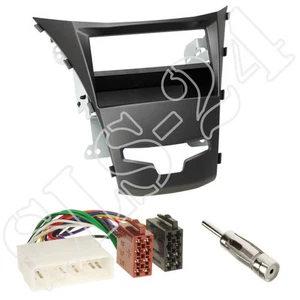 SsangYong Korando ab2013 Doppel-DIN Blende+Ablagefach+ ISO Adapterkabel+Antenne - Picture 1 of 1