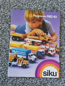 SIKU CATALOGUE 1982-83..SUPER CONDITION - Picture 1 of 3