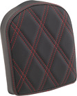 Drag Specialties Sissy Bar Pads 7" Red Double Diamond #0822-0445