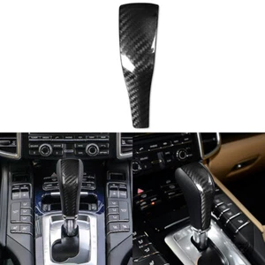 Neu Für Porsche Cayenne 958 11-2017 Auto Blende Schaltknauf Abdeckung Kohlefaser - Bild 1 von 15