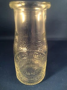 Dairy Milk By Heritage Company Since 1810 5 1/4" Tall Small Milk Bottle - Picture 1 of 5