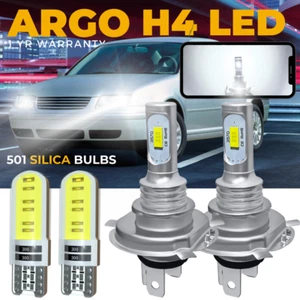 Fits VW Bora Led Headlight 1998-2005 White Xenon High Low Side Light Bulbs  - Picture 1 of 17