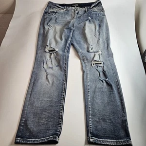 Rue 21 Premium Slim Taper Supreme Flex Jeans Distressed Men 36x32 - Picture 1 of 4