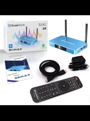 S6 Max SuperBox 🚀 4K UHD|Fast Loading|Live TV + Movies|Full Power Performance - Image 1 of 4