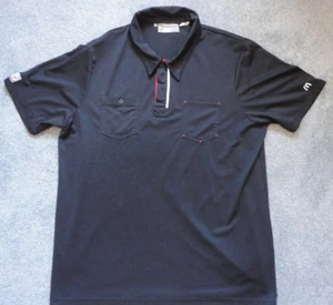 McDonald's Ristorante Dipendente Nero Polo Uniforme Camicia Unisex Taglia L - Foto 1 di 3