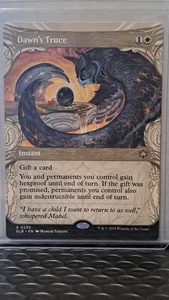 MTG Bloomburrow - Dawn's Truce #295 "Showcase" (Rare Instant) - Picture 1 of 3