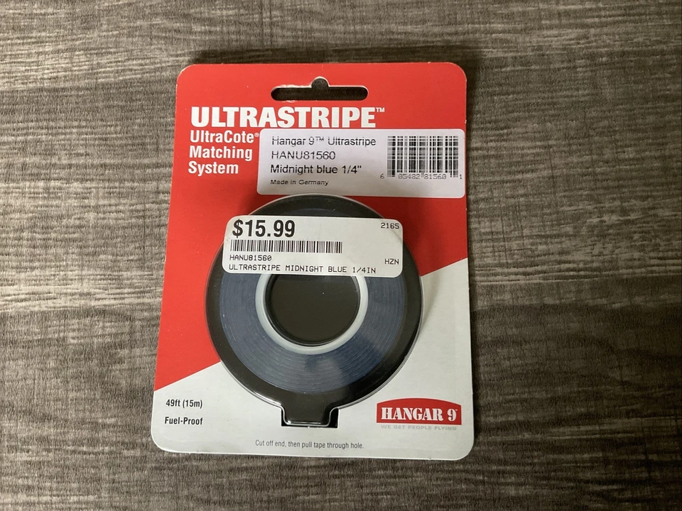 Hangar 9 UltraStripe Midnight Blue 1/4 HANU81560 Trim & Striping Tape - Image 1 of 2