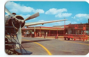 New Castle County Airport View Taxiway Wilmington Delaware 1950s Postcard DE -N2 - Picture 1 of 4