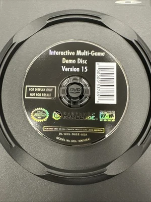 Nintendo Gamecube Interactive Multi-Game Demo Disc Version 15 Kiosk Disc - Image 1 of 2