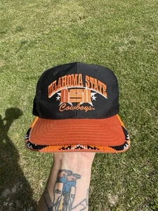 Vintage Oklahoma State Cowboys Snapback Hat One Size - Picture 1 of 6