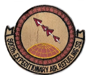 PATCH USAF 909th EXPEDITIONARY AIR REFUELING SQ EARS TAN INCIRLIK AB B7-23 - Picture 1 of 1