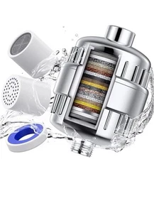 VeoryFly 20 stage shower filter hard water purifier replacement cartridge Vita C - Picture 1 of 14