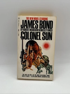 1st Print JAMES BOND 007 Colonel Sun by Kingsley Amis (1969) Bantam paperback Foto 1 de 4