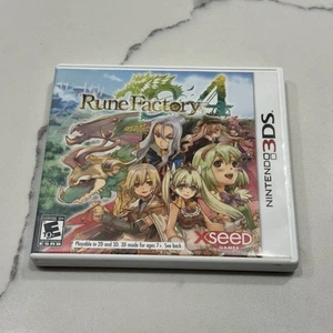 Rune Factory 4 (Nintendo 3DS, 2013) Auténtico Completo PROBADO EN CAJA - Imagen 1 de 10