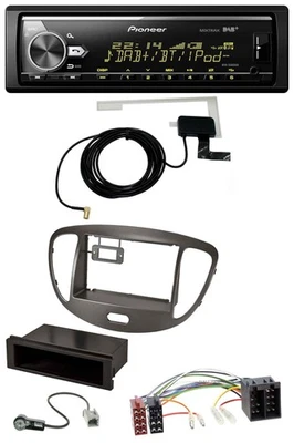 Pioneer Bluetooth DAB USB MP3 Autoradio für Hyundai i10 2008-2013 dunkelsilber - Bild 1 von 4