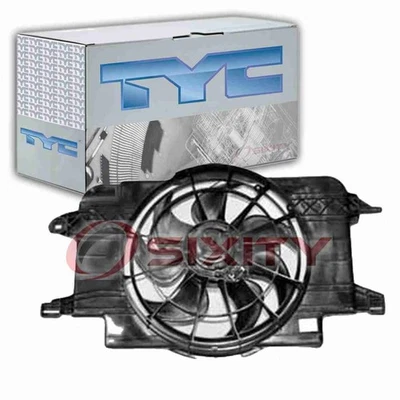Conjunto de ventilador de radiador y condensador doble TYC para correas Saturn SL 1994-2002 gg Foto 1 de 4