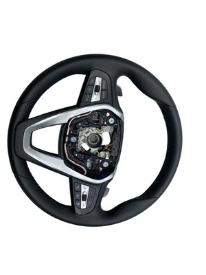 2021-2023 BMW X5 STEERING WHEEL W/ CRUISE CONTROLS W/O DRIVER ASSIST & HEATED - Image 1 of 4