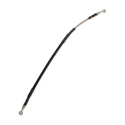 MOOSE STAINLESS STEEL BRAIDED REAR BRAKE LINE YAMAHA 2022-2025 YZ85 LW - Image 1 of 3
