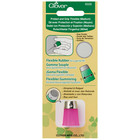 Clover Premium Leather Thimbles - Metal - Protect & Grip - Open Sided ALL SIZES