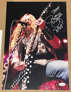 ZAKK WYLDE Black Label Society Signed 10x15 Photo Ozzfest 7/19/2005 w/ JSA COA - Afbeelding 1 van 7