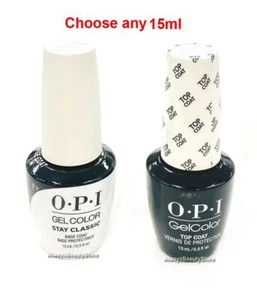 OPI Gelcolor Soak Off Gel Color Stay Classic BASE COAT or TOP COAT 15ml Choose A - Picture 1 of 6