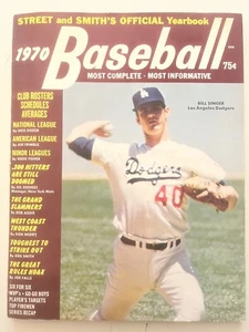 1970 Street And Smith’s Baseball Yearbook Bill Singer - Picture 1 of 2
