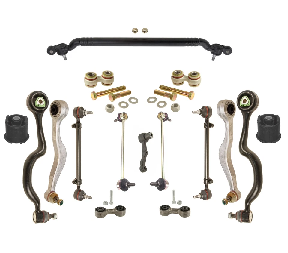 Kit de brazo de control de suspensión Lemquire 16 piezas para BMW E34 525i 530i 535i 540i M5 Foto 1 de 1