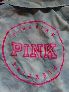 Victoria's Secret Pink, Cloud Pattern With Hot Pink Decals, Coat - Picture 1 of 7