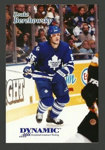 Drake Berehowsky Toronto Maple Leafs Team Issued Fuji Dynamic Player Photo - Picture 1 of 1