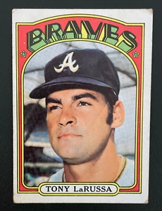 1972 Topps #451 - TONY LARUSSA - Atlanta Braves ottime condizioni (rughe) - Foto 1 di 4