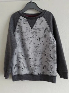 Hero/Dude soft feel sweat shirt top, grey mix, aged 2/3 years - Picture 1 of 5