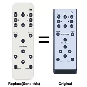 Replacement Remote Control For Roberts Stream 93i DAB Radio - Picture 1 of 1
