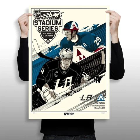 Phenom Gallery NHL Winter Classic 2020 - Avalanche vs Kings Serigraph Cover