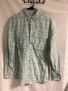Camisa LL Bean Transpirable Ventilada Manga Larga Pesca Senderismo Aire Libre Hombres Talla M - Imagen 1 de 10