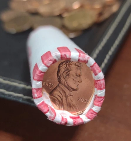 Lincoln 2022 P (1) Roll Shield Penny BU Cents Philadelphia Mint Cover