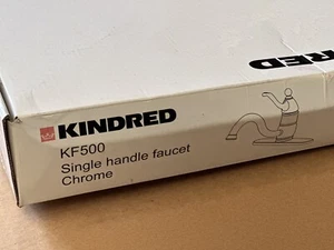 New in box Kindred Kitchen Faucet, Chrome KF500 Discontinued - Picture 1 of 4