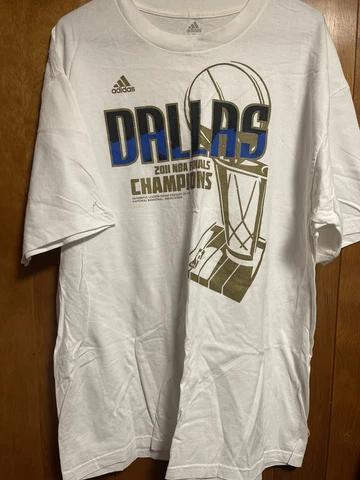 Adidas 2011 Dallas Mavericks NBA Championship Men’s White Size XL Shirt Cover