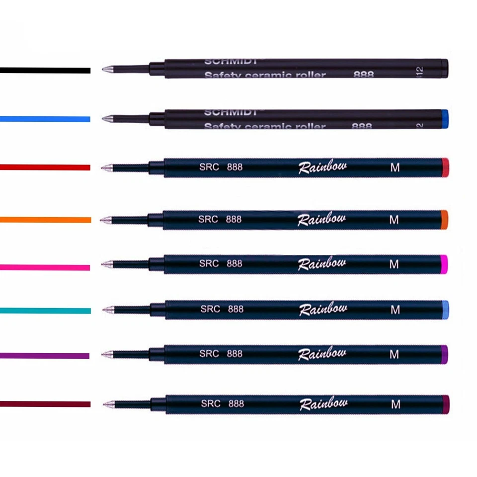 Schmidt 888M Rollerball Pen Refill Standard International Size) Medium 8 Colours - Image 1 of 1