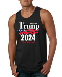 Camiseta sin mangas política sin mangas Trump 2024 elecciones hombres MAGA - Imagen 1 de 14