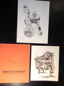 1973-74 Detroit Lions Hall of Fame Mayor's Breakfast prem Night Train & Schmidt - Picture 1 of 6