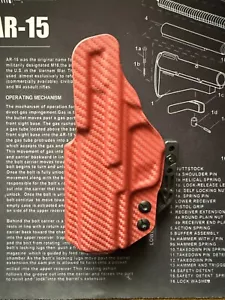 Sig Sauer P365 X-Macro IWB Kydex Holster - Right Hand - Optic Cut - Blood Red - Picture 1 of 8