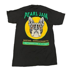 2018 Pearl Jam Tour Boston Terrier T-Shirt size Small Fenway Park