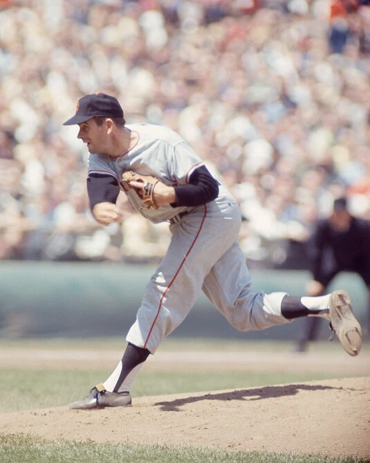 1966 San Francisco Giants GAYLORD PERRY Glossy 8x10 Photo Print Poster HOF 91 - Image 1 of 1