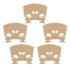 10PCS Maple Wood Violin Bridge for 4/4 Full Size Violin Accessory Eexquisite - Picture 1 of 8