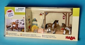 Little Friends Happy Horse Riding Stable By HABA New - Picture 1 of 5