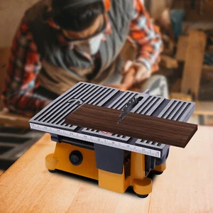 Mini Table Saw Bench Top Cutter DIY Wood Saw Cutting Tool 4" Saw Blades 4500rpm - Picture 1 of 12