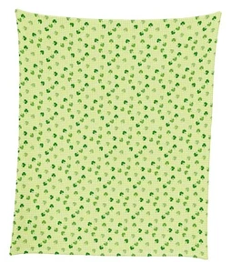 Kleeblätter Gingham Karo Mircofleece Überwurf Decke 50"x60" - Bild 1 von 1