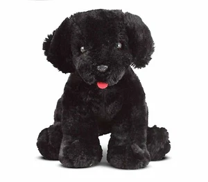 Perro cachorro de peluche Melissa and Doug Benson Black Lab - Imagen 1 de 1